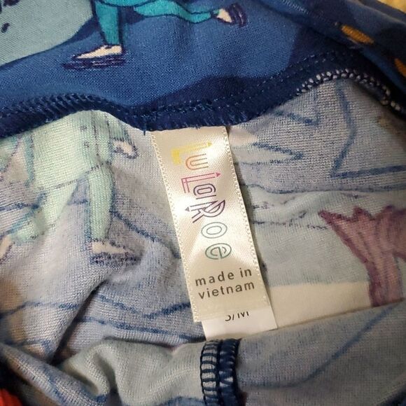 LULAROE Kids Christmas/Holiday Leggings - S/M - Picture 4 of 6